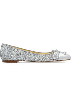 SOPHIA WEBSTER Schoenen, Dames, Grijs, 37 EU, Leer, Pirouette balletflats
