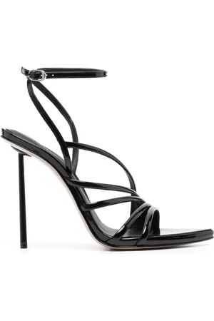 LE SILLA Schoenen, Dames, Zwart, 40 EU, Leer, Elegante Zwarte Hoge Hakken Pumps