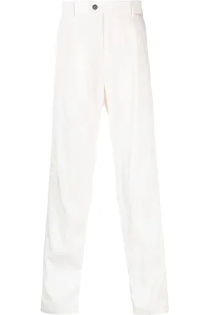 Giorgio Armani Broeken, Heren, , 2Xl, Polyester, Elegant Straight Broek voor Mannen