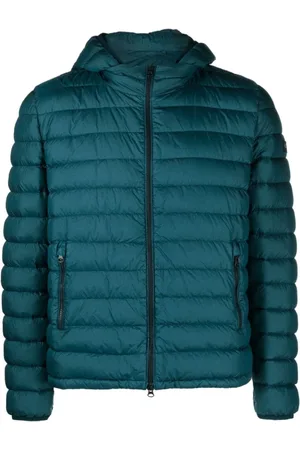 Paul & Shark Jassen, Heren, Blauw, M, Nylon, Casual Blauwe Donsjas