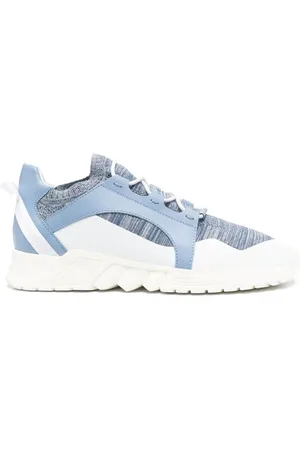 Giorgio Armani Schoenen, Heren, Veelkleurig, 43 EU, Nylon, Elegant Heren Sneakers
