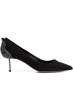 LE SILLA Schoenen, Dames, Zwart, 38 EU, Leer, Elegant Zwart Petalo Pumps