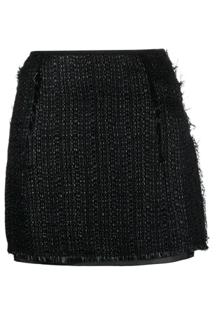 Lanvin Rokken, Dames, Zwart, M, Katoen, Skirts