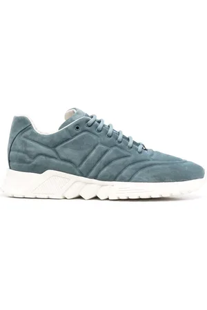 Giorgio Armani Schoenen, Heren, Blauw, 43 EU, Leer, Sneakers