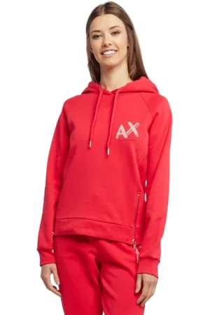 Armani Exchange Sweatshirts & Hoodies, Dames, Roze, S, Katoen, Sweatshirts