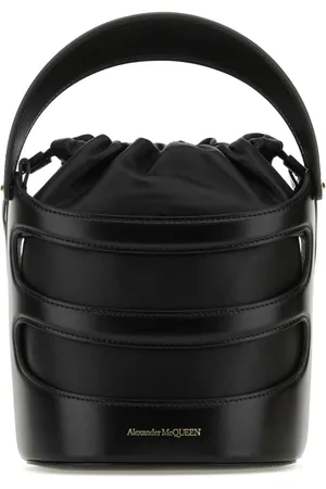Alexander McQueen Tassen, Dames, Zwart, ONE Size, Bucket Bags