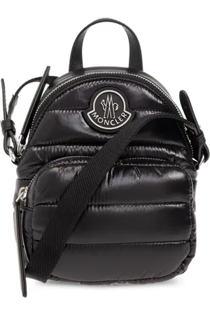 Moncler Tassen, Dames, Zwart, ONE Size, Leer, Kilia Schoudertas