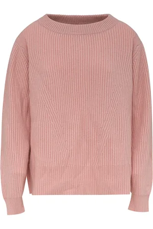 Malo Truien, Dames, Roze, L, Kasjmier, Round-neck Truien