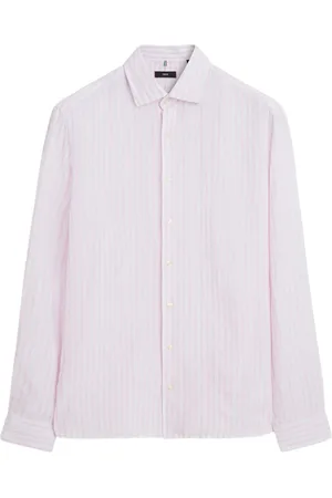 Cinque Blouses & Shirts, Dames, Roze, M, Linnen, Ademend Linnen Herenoverhemd