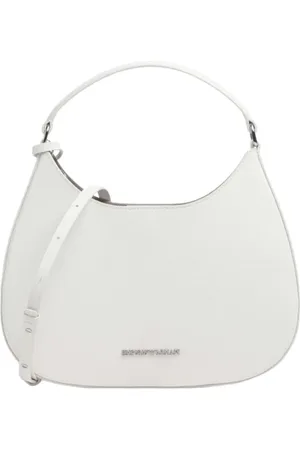 Emporio Armani Tassen, Dames, Wit, ONE Size, Leer, Stijlvolle leren portemonnee