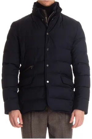 MOORER Jassen, Heren, Blauw, 5Xl, Suède, Coats