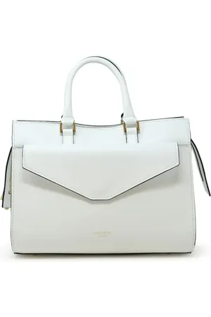 AVENUE 67 Tassen, Dames, Wit, ONE Size, Leer, Witte Leren Schoudertas Thea