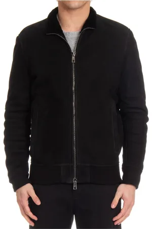 GIORGIO BRATO Sweatshirts & Hoodies, Heren, Zwart, L, Italiaans Ambachtelijke Zwarte Volledige Rits Jas