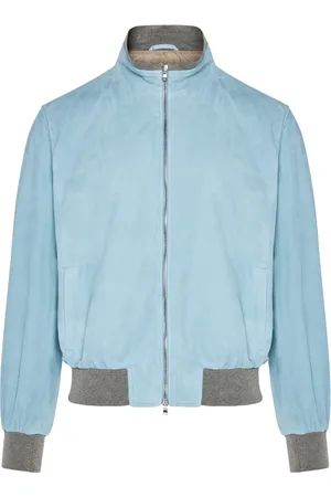 BARBA Jassen, Heren, Blauw, L, Bomber Jassen