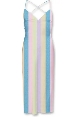 MC2 SAINT BARTH Kleedjes, Dames, Veelkleurig, L, Multi Colour Jurken voor Vrouwen