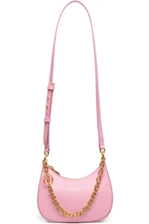 Bally Tassen, Dames, Roze, ONE Size, Leer, Bubblegum Roze Leren Schoudertas