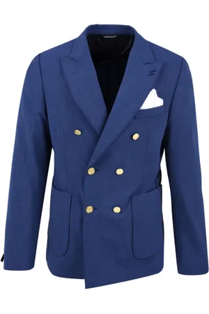 D.A. Daniele Alessandrini Jassen, Heren, Blauw, L, Blauwe Capri 23 Jas