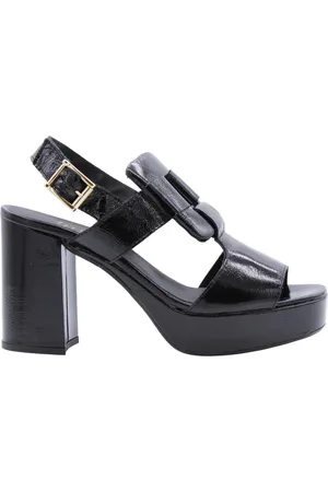 E mia Schoenen, Dames, Zwart, 38 EU, Alfios Sandaal