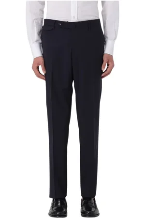 TAGLIATORE Broeken, Heren, Blauw, S, Wol, Wollen broek