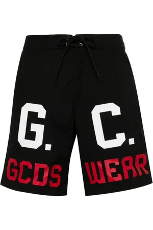 GCDS Badkleding, Heren, Zwart, L, Casual Shorts