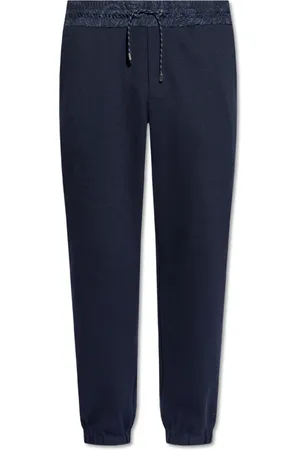 Etro Broeken, Heren, Blauw, L, Katoen, Trainingsbroeken met Logo