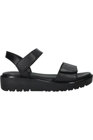 ARA Schoenen, Dames, Zwart, 40 EU, Leer, Comfortabele leren sandaal