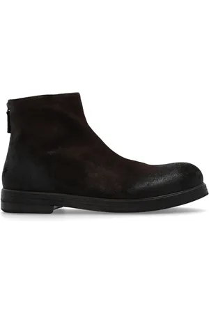 MARSÈLL Schoenen, Heren, Bruin, 44 EU, Leer, Zucca Zeppa leren enkellaarzen