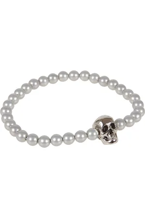 Alexander McQueen Accessoires, Heren, Wit, ONE Size, Bracelets