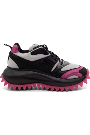 vic matiè Schoenen, Dames, Veelkleurig, 36 EU, Leer, Nera/Fuxia/Grigia Hardloopschoenen
