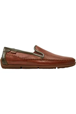 Pikolinos Schoenen, Heren, Bruin, 44 EU, Leer, Casual Camel Leren Heren Loafers