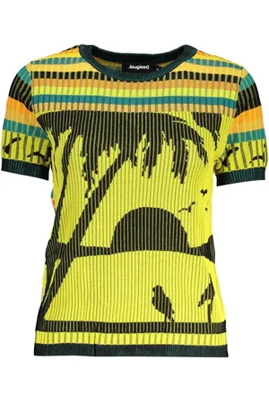 Desigual Truien, Dames, Veelkleurig, L, Round-neck Truien