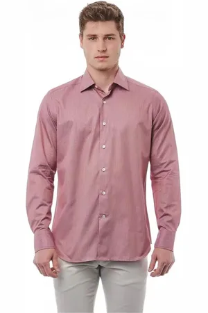 BAGUTTA Overhemden, Heren, Rood, 4Xl, Katoen, Polo Shirts