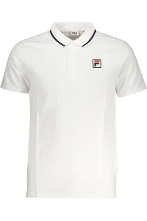 Fila Tops, Heren, Wit, S, Katoen, Polo Shirts