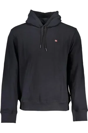 Napapijri Sweatshirts & Hoodies, Heren, Zwart, M, Katoen, Hoodies