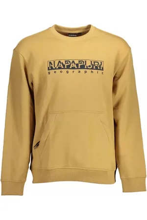 Napapijri Sweatshirts & Hoodies, Heren, , M, Katoen, Katoenen Trui met Ritszak