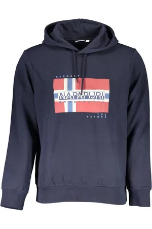 Napapijri Sweatshirts & Hoodies, Heren, Blauw, 2Xl, Hoodies