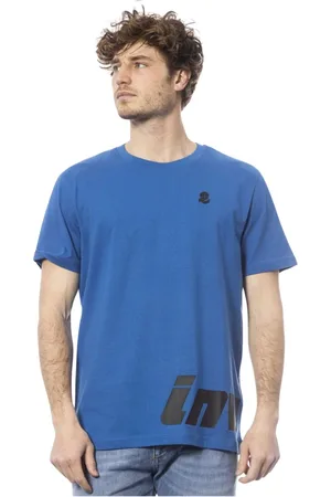 Invicta Tops, Heren, Blauw, XL, Katoen, T-Shirts