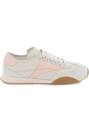 Bally Schoenen, Dames, Veelkleurig, 39 EU, Leer, Leren Sonney Sneakers met Gouden Accenten