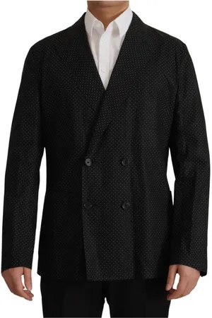 Dolce & Gabbana Jassen, Heren, Zwart, S, Katoen, Blazers