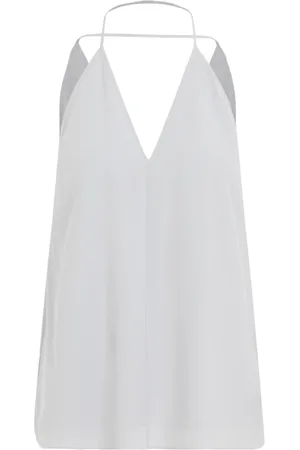 Totême Tops, Dames, Grijs, S, Sleeveless Tops