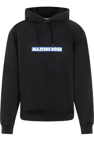 MARTINE ROSE Sweatshirts & Hoodies, Heren, Zwart, XL, Katoen, Hoodies