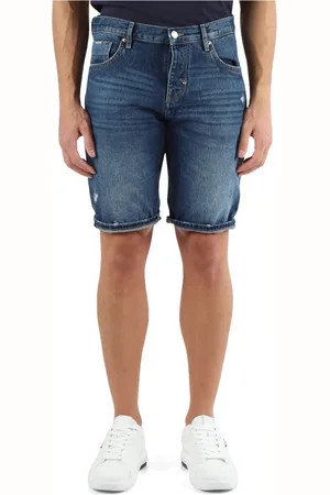 Antony Morato Korte broeken, Heren, Blauw, W33, Katoen, Broeken