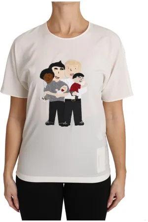 Dolce & Gabbana Tops, Dames, Wit, L, Blouses