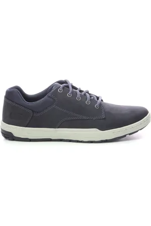 Caterpillar Schoenen, Heren, Blauw, 40 EU, Leer, Colfax Lage Top Sneakers