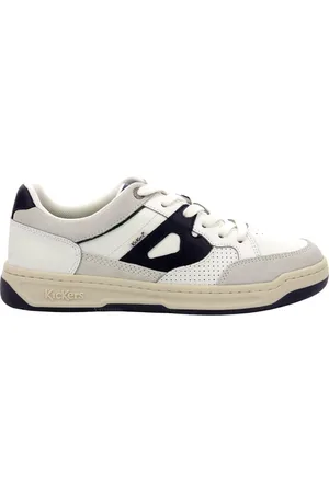 Kickers Schoenen, Dames, Veelkleurig, 39 EU, Leer, Lage Top Leren Sneakers