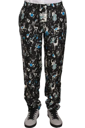Dolce & Gabbana Broeken, Heren, Veelkleurig, S, Slim-fit Broeken