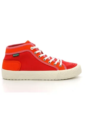 Kickers Schoenen, Dames, Rood, 37 EU, Sneakers