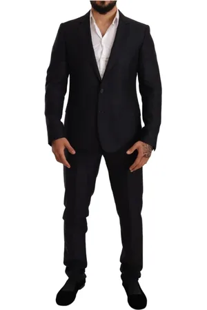Dolce & Gabbana Pakken, Heren, Zwart, S, Wol, Single Breasted Suits