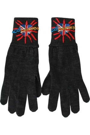 Dolce & Gabbana Accessoires, unisex, Grijs, ONE Size, Gloves