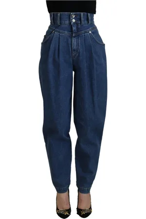Dolce & Gabbana Jeans, Dames, Blauw, S, Denim, Loose-fit Jeans